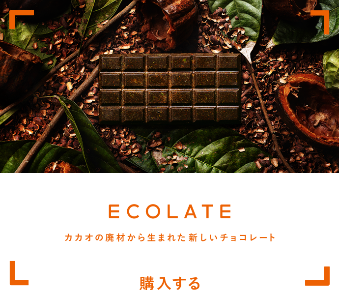 Ecolate - カカオの廃材から生まれた新しいチョコレート -